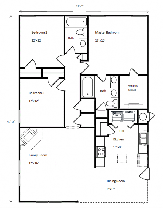 Boscon Ultra Modern 3 Bedroom flat: Basic | Boscon Construction